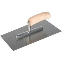 Glättekelle Stahl Holzgriff 280mm x 130mm ohne Zahnung - Hufa von HUFA