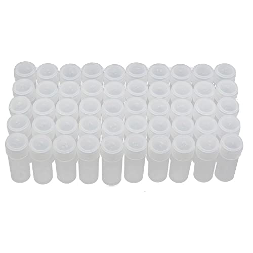 50 Stücke Transparente Medizin Pillen Kapsel Tablet Aufbewahrungsbox Flasche Leere Organizer Pillendose Behälter Behälter for Reisen zu Hause von HUFFA
