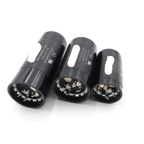 AC-Gerätemotor-Startlaufkondensator CD60-Kompressor Hochleistungs-Elektrostarter 50-1000 UF 110 V 125 V Amerikanischer Motormotor Waschmaschinen-Starterkondensator (Size : 88-108+muF) von HUFFA
