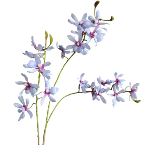 Simulation Einer Phönix-Schmetterlingsorchidee mit 3 Zweigen – Cymbidium-Blume for Vier Jahreszeiten als Dekoration for Zuhause, Hotel und Hochzeit(Purpleorchid) von HUFFA