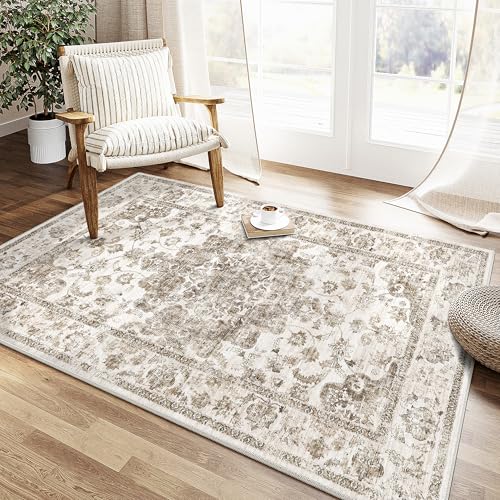 Vintage Braun Waschbarer Teppich Wohnzimmer 120x170cm Retro Rugs for Living Room Weich rutschfest Groß Tepich Kurzflor Schlafzimmer Carpet Living Room Bedroom Esszimmer Teppiche Büro Vintage Braun Waschbarer Teppich Wohnzimmer 120x170cm Retro Rugs for Living Room Weich rutschfest Groß Tepich Kurzflor Schlafzimmer Carpet Living Room Bedroom Esszimmer Teppiche Büro von HUGEAR
