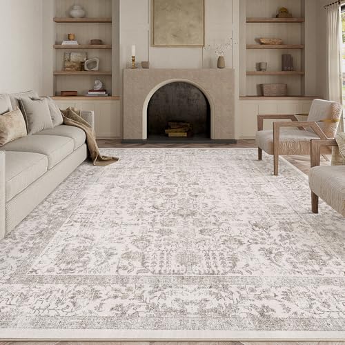 Vintage Waschbarer Teppich 300x400 kurzflor Wohnzimmer Retro Hellbraun Wohnzimmer Rugs for Living Room Weich rutschfest Groß Tepich Schlafzimmer Carpet Living Room Bedroom Esszimmer Teppiche Büro Vintage Waschbarer Teppich 300x400 kurzflor Wohnzimmer Retro Hellbraun Wohnzimmer Rugs for Living Room Weich rutschfest Groß Tepich Schlafzimmer Carpet Living Room Bedroom Esszimmer Teppiche Büro von HUGEAR