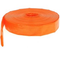 GT Market Flachschlauch PVC - Bauschlauch - Industrieschlauch - Betriebsdruck 4 bar - Orange - Innen- Durch. 25mm (1 Zoll) Länge 25 m von HUGGY TUYAUX