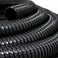 Teichschlauch Spiralschlauch Durch. 25 mm (1 Zoll) 20 Meter schwarz PVC lichtundurchlässig von HUGGY TUYAUX