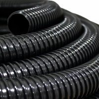 Huggy Tuyaux - Teichschlauch Spiralschlauch Durch. 32 mm (1 1/4 Zoll) 5 Meter schwarz pvc lichtundurchlässig von HUGGY TUYAUX
