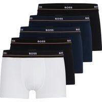 BOSS Trunk "Trunk 5P Essential", (Packung, 5 St., 5er Pack), mit modischem, teilweise kontrastfarbenen BOSS Logo-Elastikbund von Boss