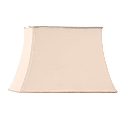 Lampenschirm, Pagoform, rechteckig, 45 x 32 / 29 x 21/32 cm, Beige von HUGUES RAMBERT