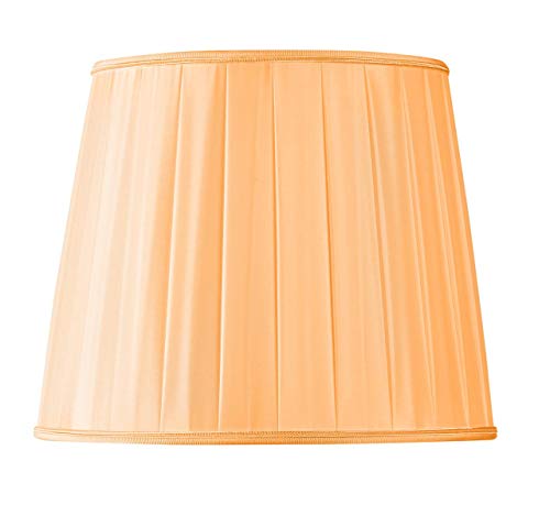 Lampenschirm aus Plissee, US-Form, Ø 50 x 35 x 40 (Handgefaltet) Mandarine von HUGUES RAMBERT