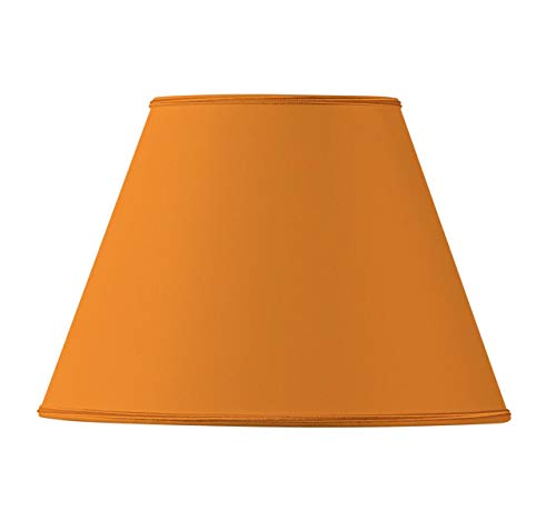 Lampenschirm aus Stoff, konisch, 45 x 23 x 30 cm, Orange von HUGUES RAMBERT