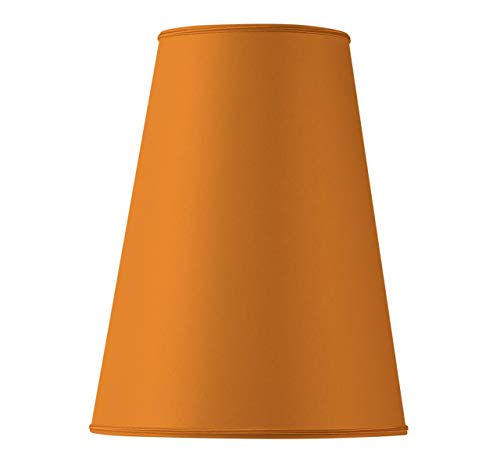 Lampenschirm in Bistroform, 15 x 08 x 22 cm, Orange von HUGUES RAMBERT