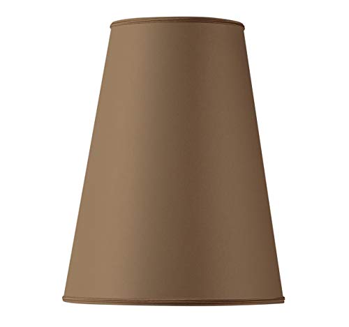 Lampenschirm in Bistroform, 20 x 10 x 30 cm, Taupe von HUGUES RAMBERT