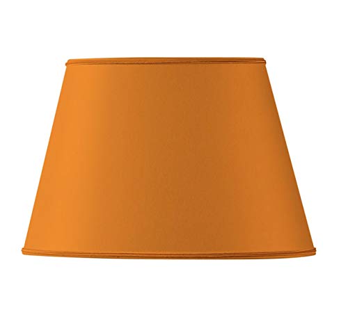 Lampenschirm oval, Durchmesser 35 x 24,5 cm, 21,5 x 15 cm, Orange von HUGUES RAMBERT