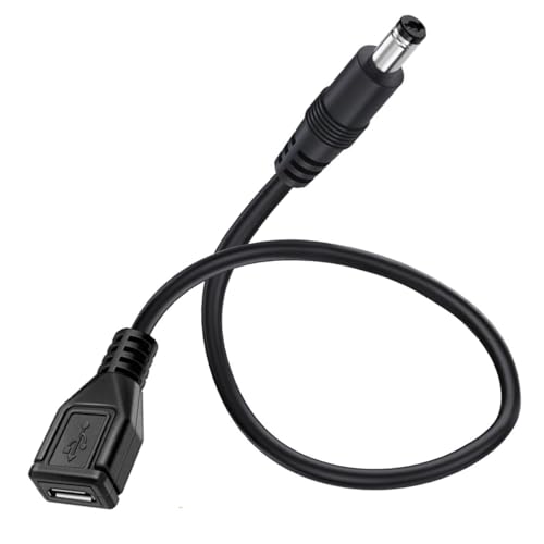 HUHANGGod DC-Stecker zu Micro-Buchsenkabel, 3A DC 5.5mm x 2.5mm Stecker zu Micro USB 5pin weibliche DC-Stromversorgung Verlängerungskabel 0.2meter. HUHANGGod DC-Stecker zu Micro-Buchsenkabel, 3A DC 5.5mm x 2.5mm Stecker zu Micro USB 5pin weibliche DC-Stromversorgung Verlängerungskabel 0.2meter. von HUHANGGod