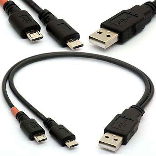 HUHANGGod Micro-USB-Kabel Y Splitter USB 2.0 A zu Dual Micro B Power Enhancer Hub Adapter 1 Stecker auf 2 Stecker Android Verlängerung Code Synchronisieren und Laden Zwei Geräte gleichzeitig HUHANGGod Micro-USB-Kabel Y Splitter USB 2.0 A zu Dual Micro B Power Enhancer Hub Adapter 1 Stecker auf 2 Stecker Android Verlängerung Code Synchronisieren und Laden Zwei Geräte gleichzeitig von HUHANGGod