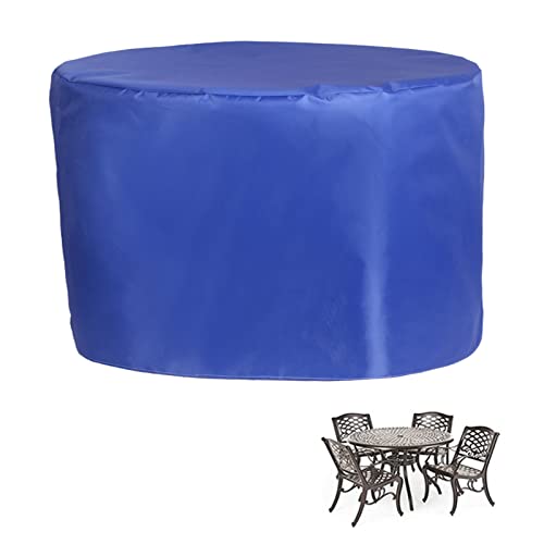 HUHJYUGE Abdeckung für Gartenmöbel Winterfest 150x69cm, Gartentisch Abdeckung Wasserdicht, Terrassenmöbel Abdeckung Rund 420D Oxford Gewebe Oval für Outdoor Sofa Tisch Möbelsets von HUHJYUGE