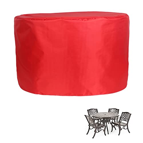 HUHJYUGE Abdeckung für Gartenmöbel Winterfest 150x69cm, Gartentisch Abdeckung Wasserdicht, Terrassenmöbel Abdeckung Rund 420D Oxford Gewebe Oval für Outdoor Sofa Tisch Möbelsets von HUHJYUGE