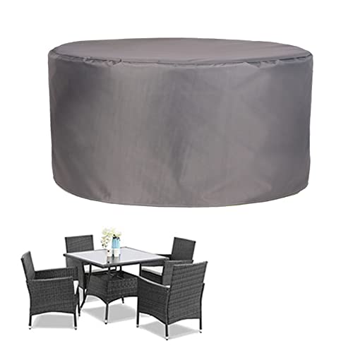 HUHJYUGE Gartentisch Abdeckung Rund Wasserdicht 108x68cm, Abdeckung für Gartenmöbel Oval, Terrassenmöbel Abdeckung Schwerlast 420D Oxford Gewebe Regenschutz und Staubfest Reißfest HUHJYUGE Gartentisch Abdeckung Rund Wasserdicht 108x68cm, Abdeckung für Gartenmöbel Oval, Terrassenmöbel Abdeckung Schwerlast 420D Oxford Gewebe Regenschutz und Staubfest Reißfest von HUHJYUGE
