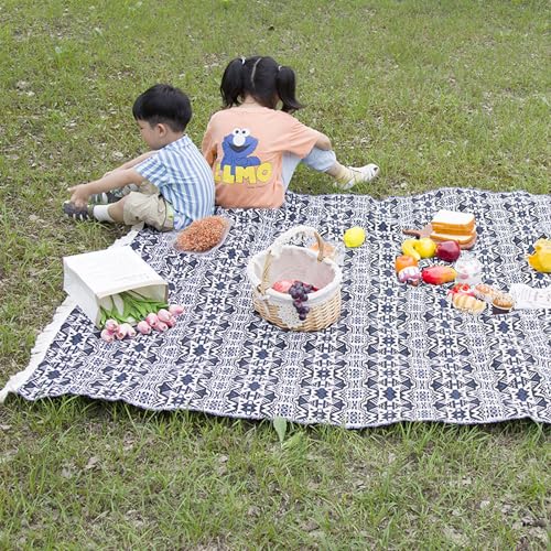 HUHJYUGE Picknickdecke, Outdoor Stranddecke, Picknickdecke Waschbar Leicht, Picknickdecke Klein Zusammenfaltbar, für Strand,Picknick,Camping und Wandern (G 100x150cm) von HUHJYUGE