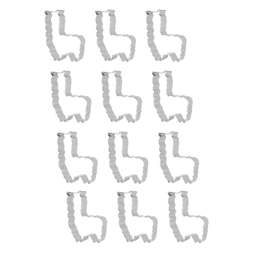 12 Stück Ausstechformen Fiesta-Thema, Alpaka-Ausstechformen für Cupcake-Dekoration, Geburtstag, Dusche, Party von HUI JIN