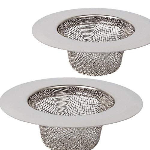HUI JIN 40 mm Edelstahlsieb Kanalfilter Drainagesieb Set 2 Stück von HUI JIN