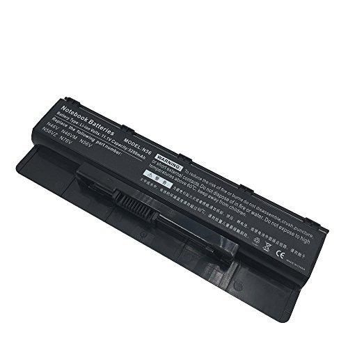 HUI-MATOOG Laptop Akku A32-N56 für Asus N56 N56 N56D N56D N56J N56V N56V N56VB N56VM N56VM N56VZ N76 N76V G56 N46 11.1V 5200mAh von HUI-MATOOG