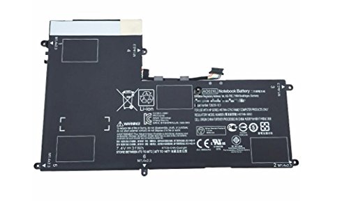 HUI-MATOOG Laptop-Batterie 726250-1C1 HSTNN-C78C HSTNN-IB5O AO02XL 728558-005 für HP ElitePAD 1000 G2 Tablet 7.4V 3995mAh von HUI-MATOOG