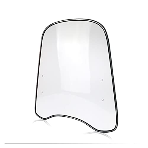 HUIBOOO Windschutzscheibe für Motorräder Windschutzscheibe Transparente Auto-Dreirad-Windschutzscheibe Verstellbare Motorrad-Windschutzscheibe Elektroroller Windschutzscheibe von HUIBOOO
