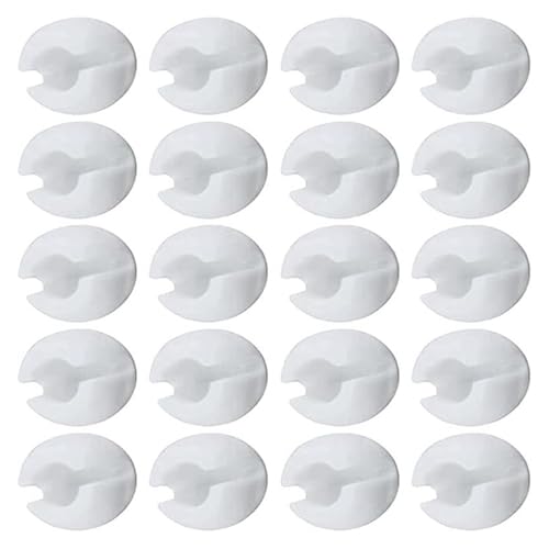 HUIFACAI Packung mit 20 Kunststoffperlen, Kettenstopper, Rollo-Endschnallen, Perlenkettenstopper, Rollozubehör, wie abgebildet von HUIFACAI