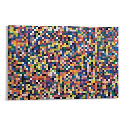 HUIHUO Gerhard Richter Kunstdruck auf Leinwand, Kunstdruck auf Leinwand, 50 x 75 cm von HUIHUO