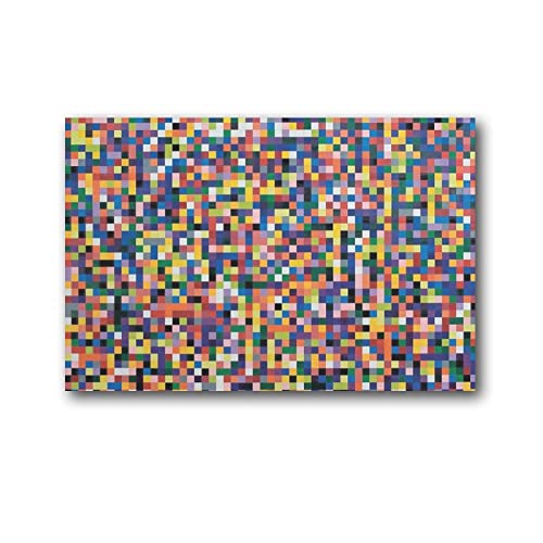 HUIHUO Gerhard Richter Kunstwerk-Poster, dekoratives Gemälde, Leinwand, Wandkunst, Wohnzimmer, Poster, Schlafzimmer, 50 x 75 cm von HUIHUO