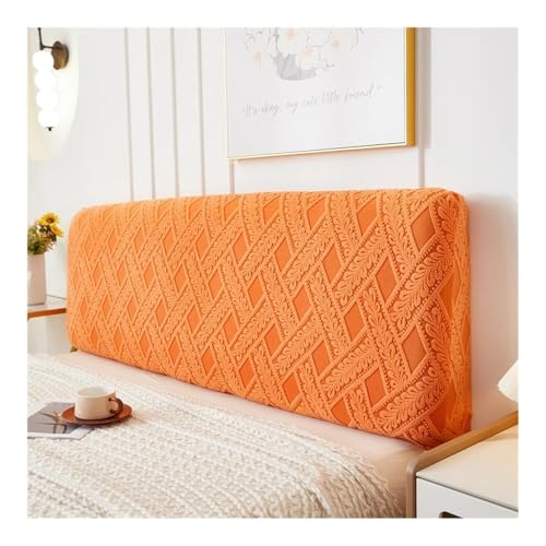HUIJIQX Bettkopfteil-Schonbezug mit Rattan-Textur, Jacquard, elastisch, universeller Bezug, staubdichter Schutz für Schlafzimmer, Gästezimmer, Heimdekoration (A,B 200 x H 60 cm) von HUIJIQX