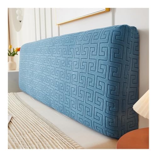 HUIJIQX Jacquard-Kopfteilbezug mit Webmuster, einfarbig, All-inclusive, elastische, staubdichte Abdeckung für Schlafzimmer-Dekoration (9, B 200 x H 60 cm) von HUIJIQX
