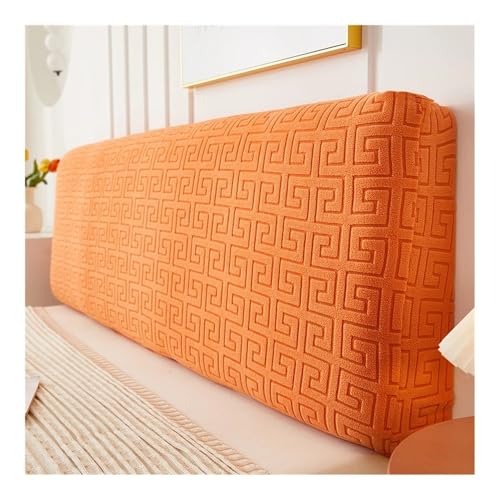 HUIJIQX Jacquard-Kopfteilbezug mit Webmuster, einfarbig, Allumfassend, elastisch, staubdicht, für Schlafzimmer-Dekoration (8, B 200 x H 60 cm) von HUIJIQX