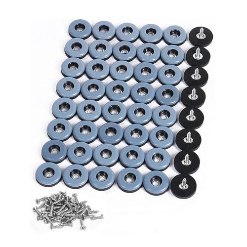 HUIJIQX Möbelgleiter, leicht zu bewegen, Möbelgleiter, Pads mit Schrauben, Tischstuhlbeinmatte, Bodenschutz für Fliesen, Hartholz, 8 Stück, 22 mm, 8 Stück HUIJIQX Möbelgleiter, leicht zu bewegen, Möbelgleiter, Pads mit Schrauben, Tischstuhlbeinmatte, Bodenschutz für Fliesen, Hartholz, 8 Stück, 22 mm, 8 Stück von HUIJIQX