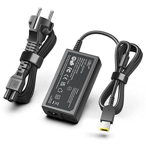 HKY 65W 45W Lenovo Laptop Netzteil Ladekabel Ladegerät, 65W USB 20V 3.25A Ladegerät für Lenovo ThinkPad, Ideapad, Yoga 11 11S Flex 2, Flex 3 inkl. EU Lenovo ThinkBook 16 Zoll Adapter von HKY