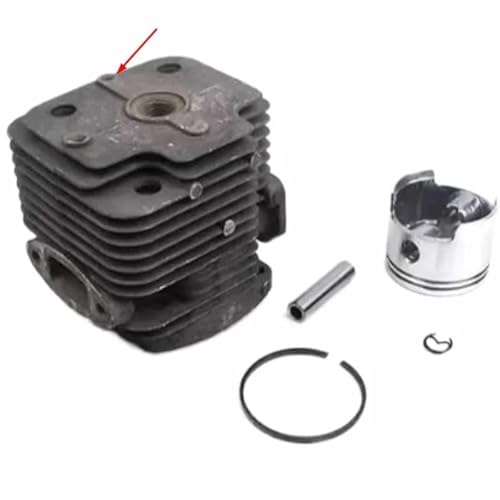 HUILA 1E48F ZYLINDERKOLBENSATZ for 1E48FP 6300 EB650 KS865 PB-770 63CC GEBLÄSE ERDBOHRER ZYLINDERRINGE PIN Clips Bohrer(Type A Auger) von HUILA