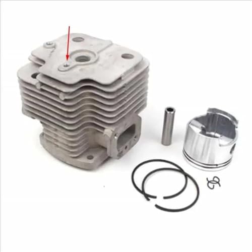 HUILA 1E48F ZYLINDERKOLBENSATZ for 1E48FP 6300 EB650 KS865 PB-770 63CC GEBLÄSE ERDBOHRER ZYLINDERRINGE PIN Clips Bohrer(Type B Blower) von HUILA