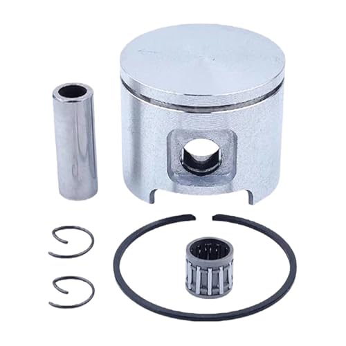 HUILA 61 KOLBEN KIT 48MM 503517401 for &MOER 61CC KETTENSÄGEN Zylinder Nadel Lager WIRST PIN Ringe Clips Montage(Piston Kit with Cage) von HUILA