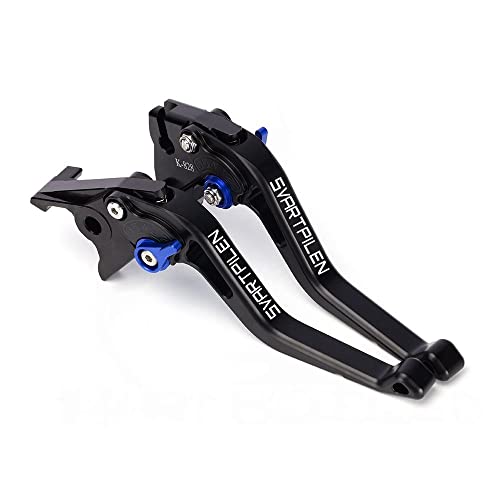 HUILA Einstellbares Motorrad Bremsgriff Kupplungshebel Zubehör passend for Husq Svartpilen 701 2019 2020 2021 2022(STYLR B COLOR B) von HUILA