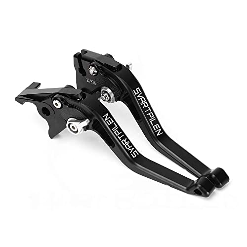 HUILA Einstellbares Motorrad Bremsgriff Kupplungshebel Zubehör passend for Husq Svartpilen 701 2019 2020 2021 2022(STYLR B COLOR G) von HUILA