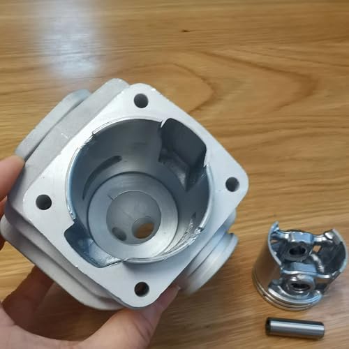 HUILA FS550 Zylinderkolbensatz 46 mm, passend for FS420 FS550 Trimmer-Ersatzteile(Chrome) von HUILA
