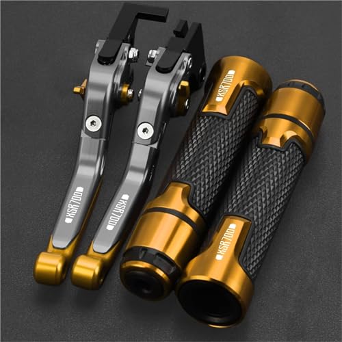 HUILA For XSR700 XSR 700 ABS 2020 2019 2018 2017 2016 2015 Motorrad Bremse Kupplung Hebel 7/8''22MM Griff Bar Lenker Griffe(Blue) von HUILA