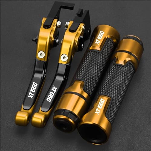 HUILA Motorrad Bremse Kupplung Hebel 7/8''22MM Griff Lenker Griffe for XT660Z XT 660 660 Tenere 2008-2015 2014 2013 2012(Lavender) von HUILA