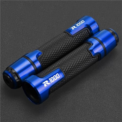 HUILA Motorrad Bremse Kupplung Hebel & 7/8''22MM Hand Griff Lenker Griffe for GSXR1000 GSXR 1000 GSX R GSX-R 1000 2005 2006(SKY BLUE) von HUILA