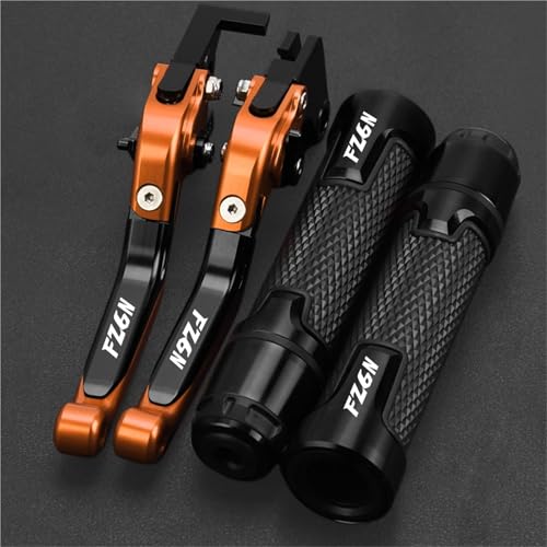 HUILA Motorrad for FZ6N FZ-6 N 2004 2005 2006 2007 2008 2009 2010 Bremse Kupplung Hebel 7/8''22MM Griff Lenker Griffe FZ6 N(Dark Grey) von HUILA
