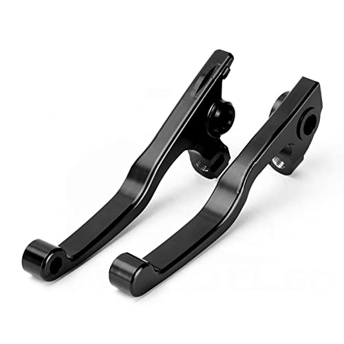 HUILA Motorradzubehör 2023 CNC-Kupplungsbremshebel passend for EXC EXCF 150 250 300 350 450 500 EXC-F TPI Motocross-Griffhebel(Black-No Logo) von HUILA