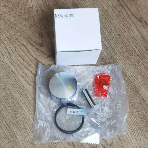 HUILA Neu Zylinderkopf Kolben Kit for 42mm 024 MS240 Kettensäge Ersatzteile(Piston Set) von HUILA
