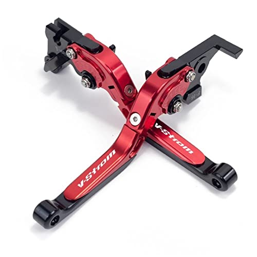 HUILA Passend for Suzuki DL1000 V-Strom XT V Strom 2002-2018 2019 2021 Motorradzubehör Griff Bremsen Kupplungshebel Vstrom DL 1000 XT(RED B) von HUILA