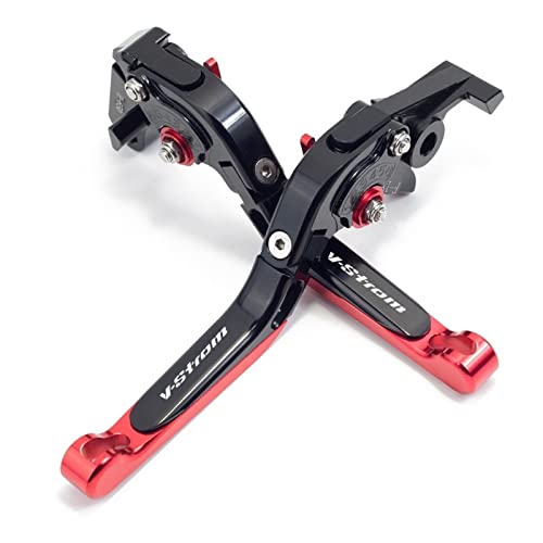 HUILA Passend for Suzuki DL1000 V-Strom XT V Strom 2002-2018 2019 2021 Motorradzubehör Griff Bremsen Kupplungshebel Vstrom DL 1000 XT(RED D) von HUILA