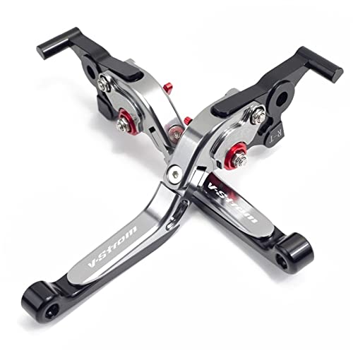 HUILA Passend for Suzuki DL1000 V-Strom XT V Strom 2002-2018 2019 2021 Motorradzubehör Griff Bremsen Kupplungshebel Vstrom DL 1000 XT(TITANIUM A) von HUILA